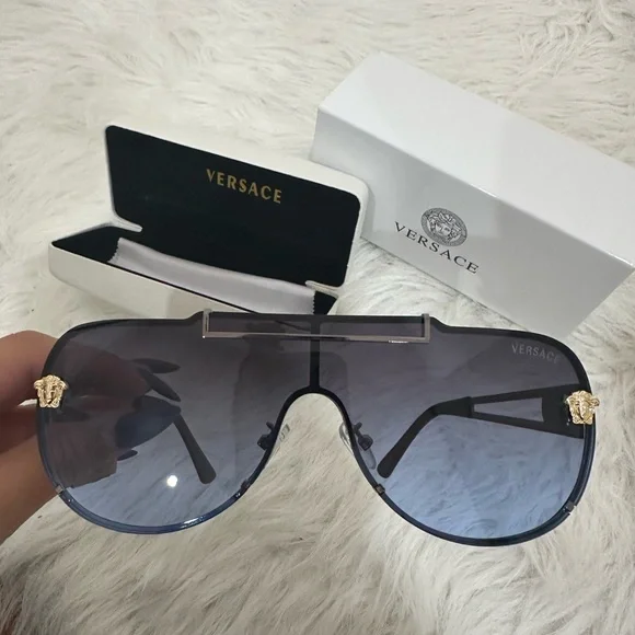 Versace | Accessories | Versace Gold And Black Sunglasses  display picture 2